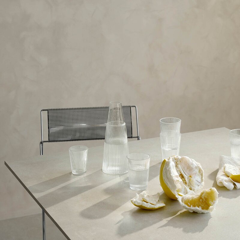Stelton Pilastro karaffel med glass 1L clear