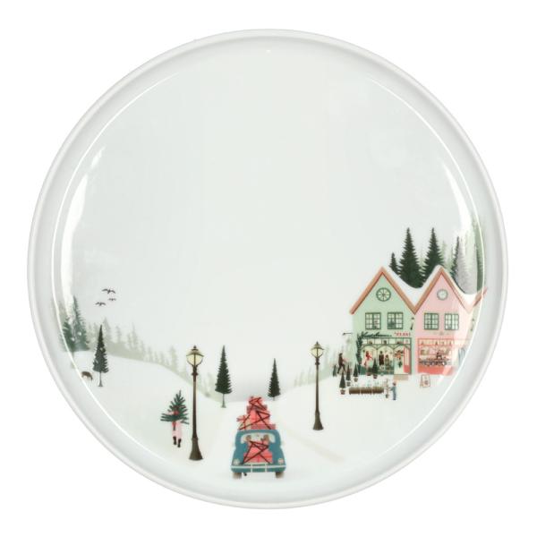 Pillivuyt – Vinter tallerken flat rett kant 20 cm Ildfast porselen hvit