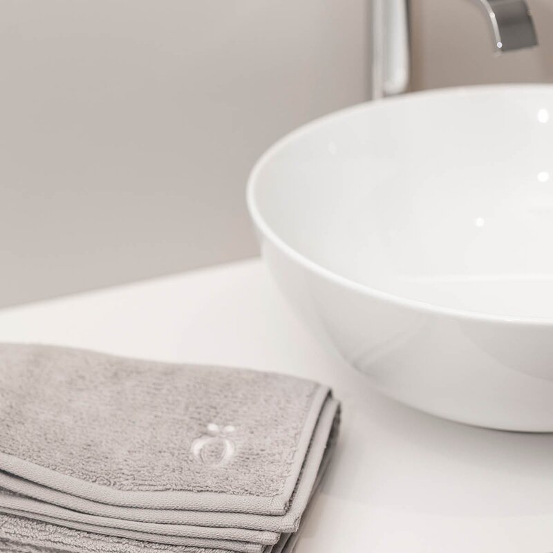 Sögne Home Wellbeing by Sögne håndkle 50x70 cm lys grå