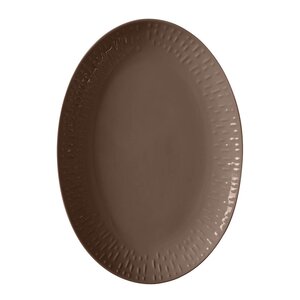 Aida - Life in colour Confetti serveringsfat oval 36x25 cm Chocolate