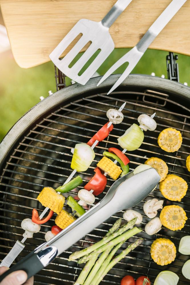 Dorre BBQ sett 3 deler rustfritt stål