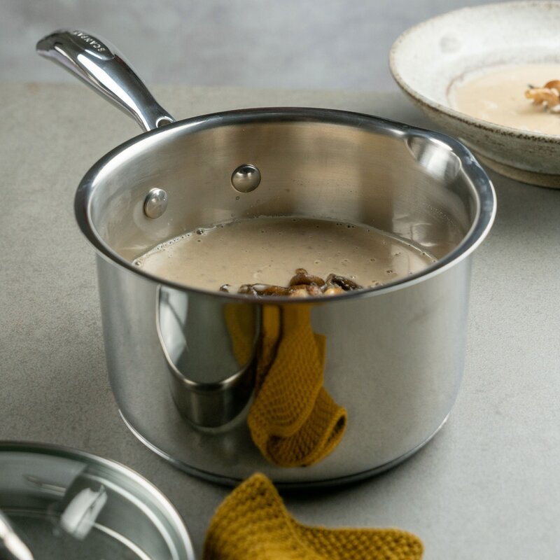 Scanpan STS kasserolle m/ lokk 1,8L/16 cm