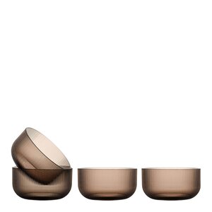 Sagaform Billi skål 70 cl 4 stk brun