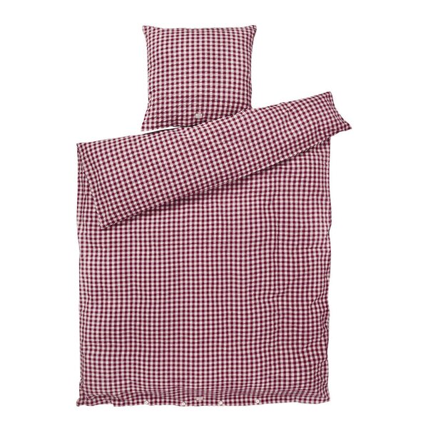 Juna Bæk&Bølge sengetøy 150x210 cm plomme/rosa