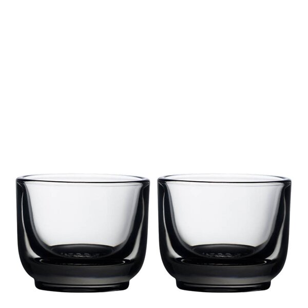 Fellow Pirch espresso glass 9 cl 2 stk Smoke