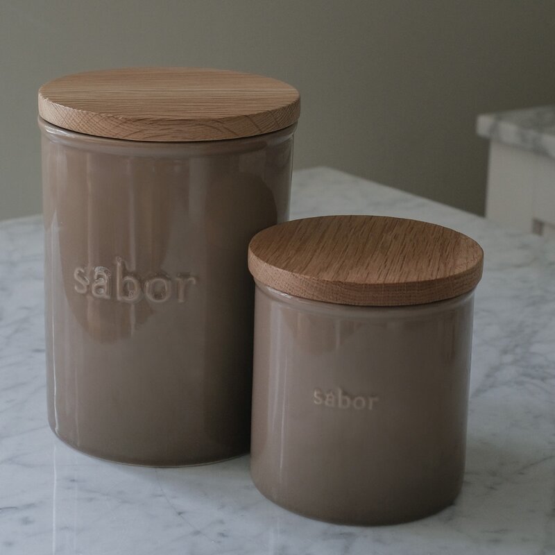 Sabor Oppbevaringskrukke 0,5L mahogany