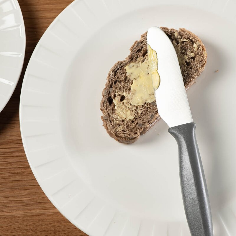 Anders Petter Classic smørkniv 21 cm stål/grå