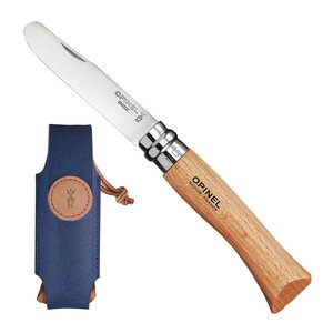 Opinel My first Opinel lommekniv 8 cm bøk m/beltehylster