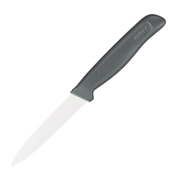 Zyliss Bølget grønnsakskniv 10 cm beluga grey