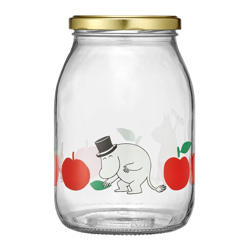 Muurla Mummi glasskrukke 1L Glade Epler