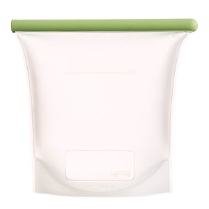 Lékué Gjenbrukbar silikonpose 1,5 L grønn