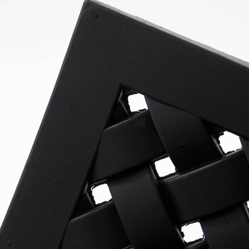 House Doctor Braid dørmatte flettet 90x40 cm svart