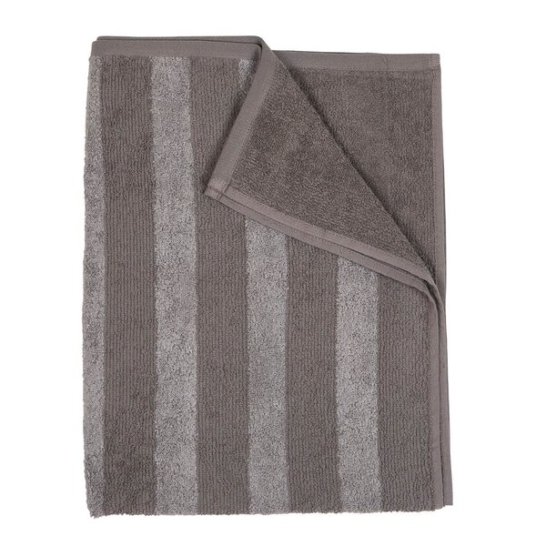 Fondaco Stripe håndkle 50x70 cm grå