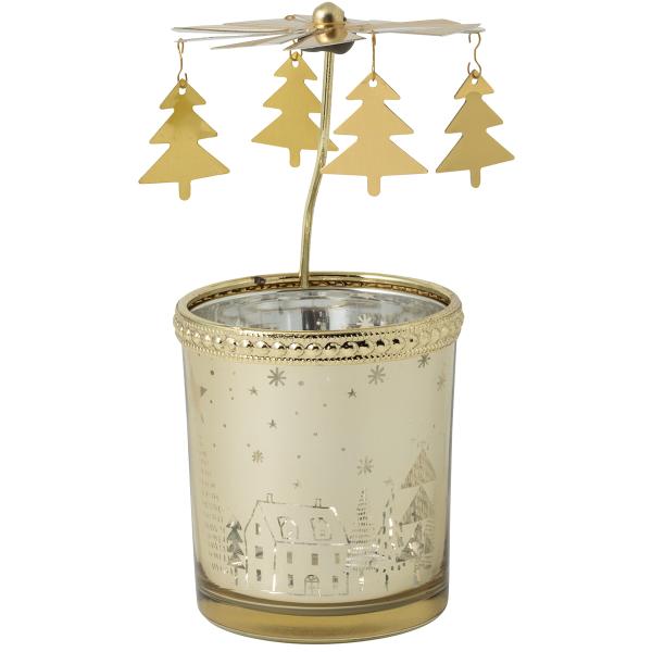 Villeroy & Boch  Winter Collage telysholder med englespill