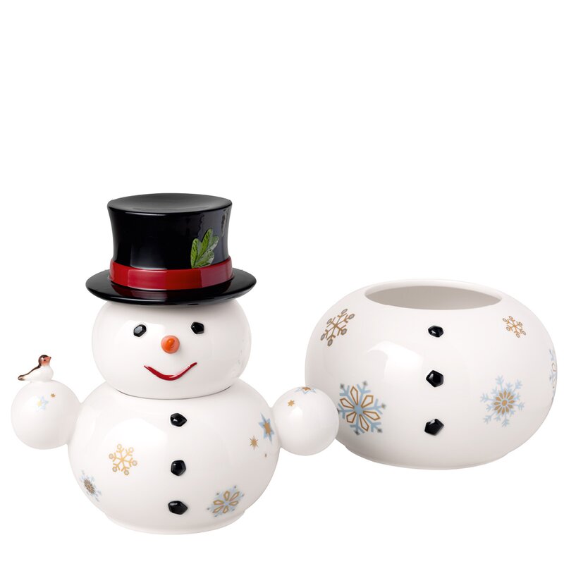 Villeroy & Boch Christmas Toys Memory kakeboks snømann 3 deler