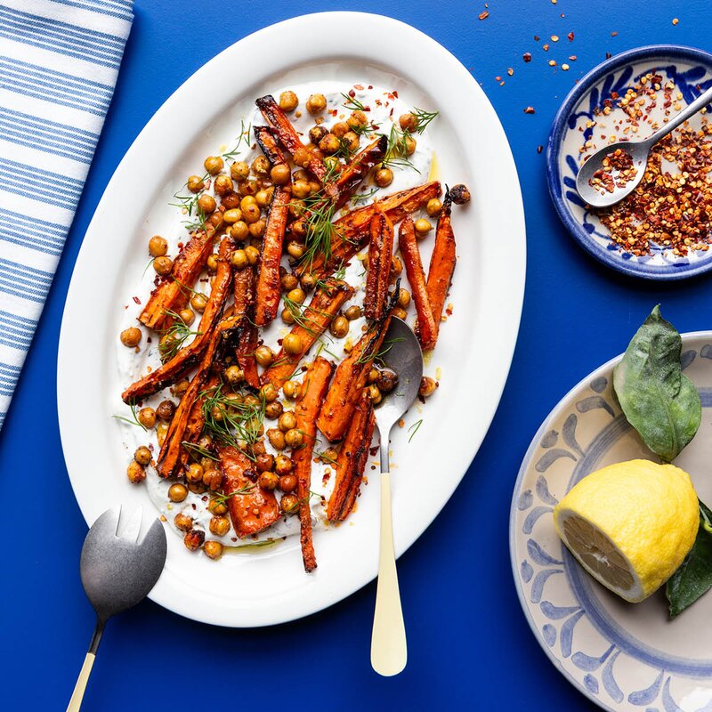 Nicolas Vahé Salatbestikk 20 cm gul