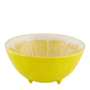 Bordallo Pinheiro Citron serveringsskål 25 cm sitron gul