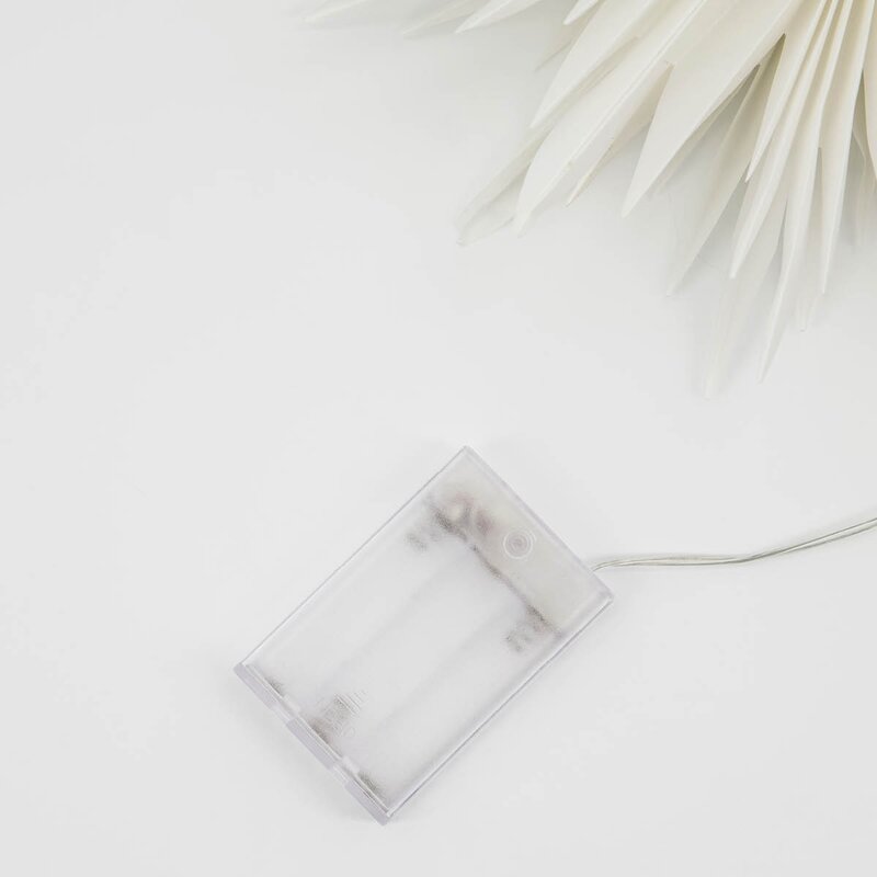 House Doctor Gant juletrestjerne LED 38 cm hvit messing