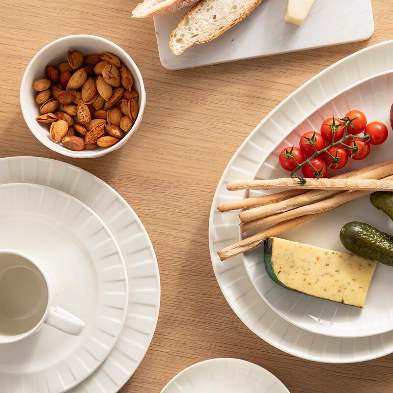 Stiernholm Senja tallerken 27 cm hvit