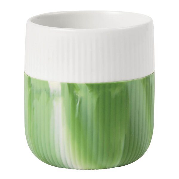 Royal Copenhagen Riflet Contrast Marble krus  35 cl gress