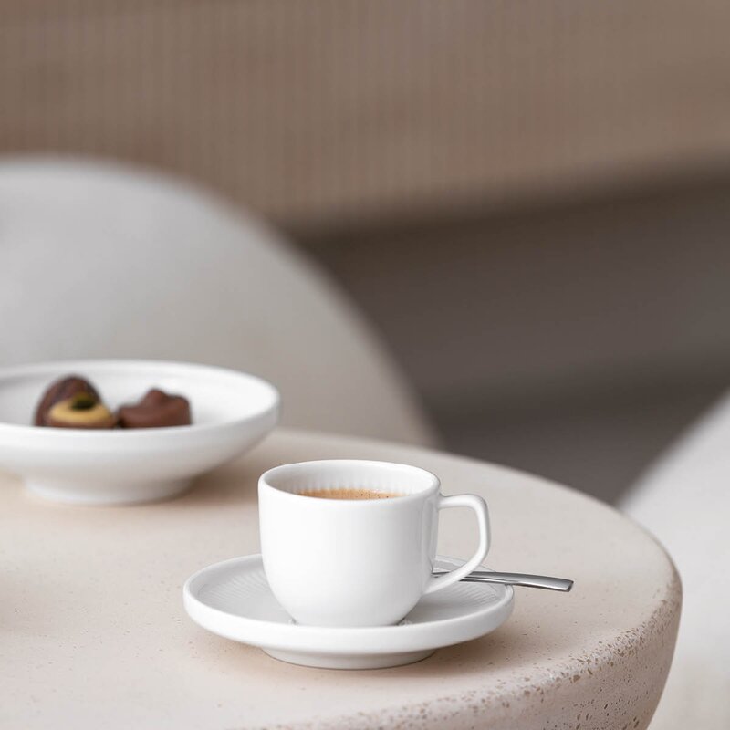 Villeroy & Boch Afina skål til espressokopp 11,5 cm hvit