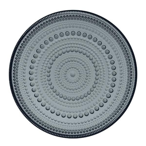 Iittala Kastehelmi tallerken 17 cm mørk grå