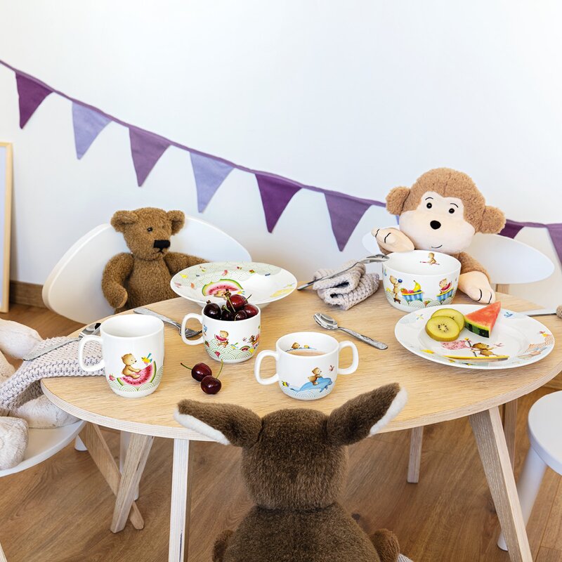 Villeroy & Boch Happy as a Bear barnebestikk 4 deler