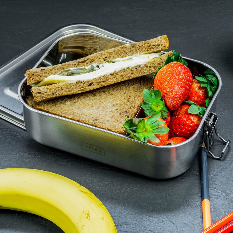 Lurch Snap matboks 1,2L rustfritt stål