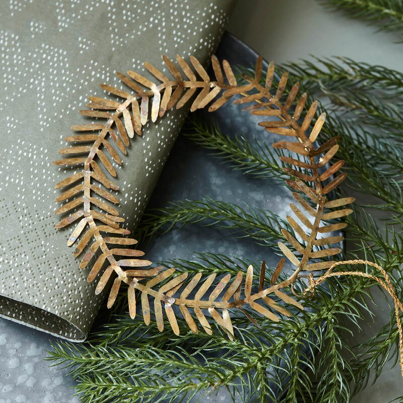 House Doctor Lamet julepynt 9 cm messing