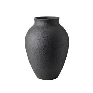 Knabstrup Keramik Knabstrup vase 20 cm svart