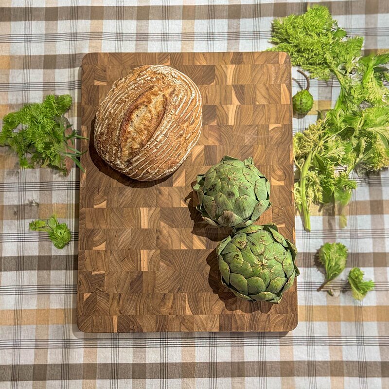Tramontina Butcher Block skjærefjøl 60x40x6 cm endeved teak
