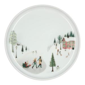 Pillivuyt Vinter tallerken flat rett kant15,5 cm Ildfast porselen hvit