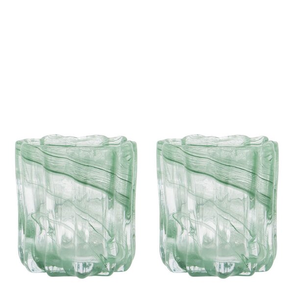 House Doctor Curl telysestake 10x11,5 cm 2 stk grønn