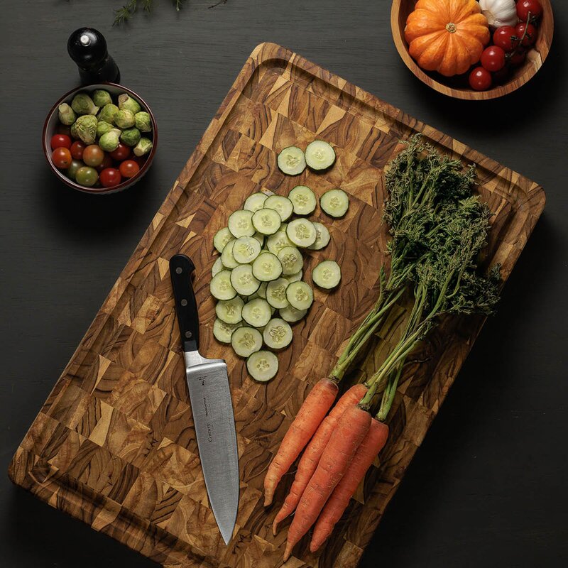 Tramontina Butcher Block skjærefjøl 60x40x6 cm endeved teak