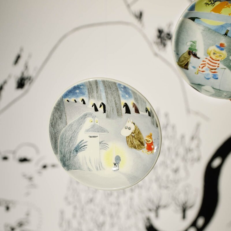 MoominArabia Mumin miniasjett 10,5 cm Vinternattsglød
