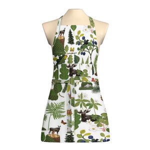 Arvidssons Textil Skogsliv forkle grønn