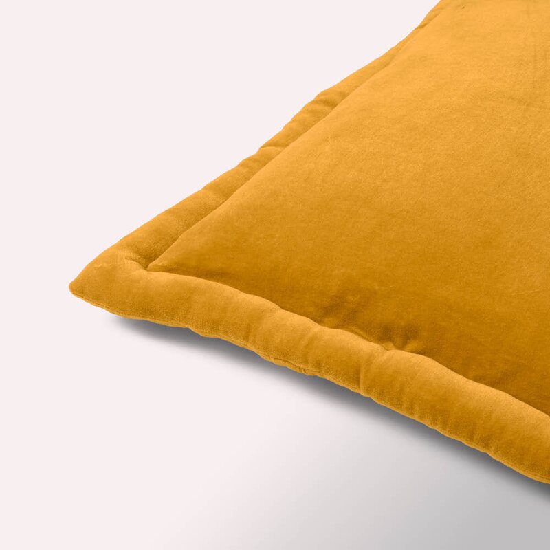 Broste Copenhagen Viola putetrekk 50x50 cm harvest gold