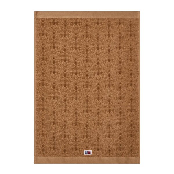Lexington Velour jacquard ornament håndkle 30x50 cm fudge