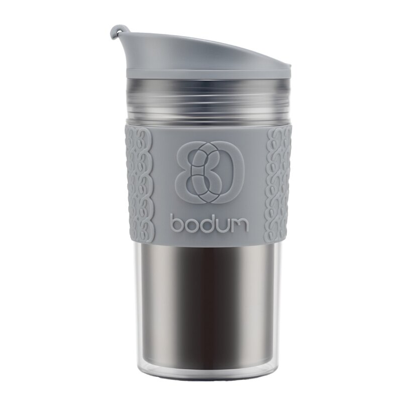 Bodum Travel Mug reisekopp 35 cl dobbeltvegg grå