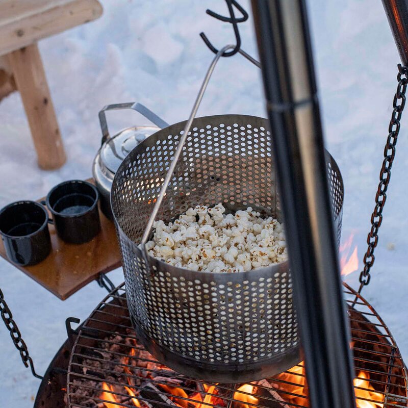 Espegard Popcorngryte 10L rustfritt stål