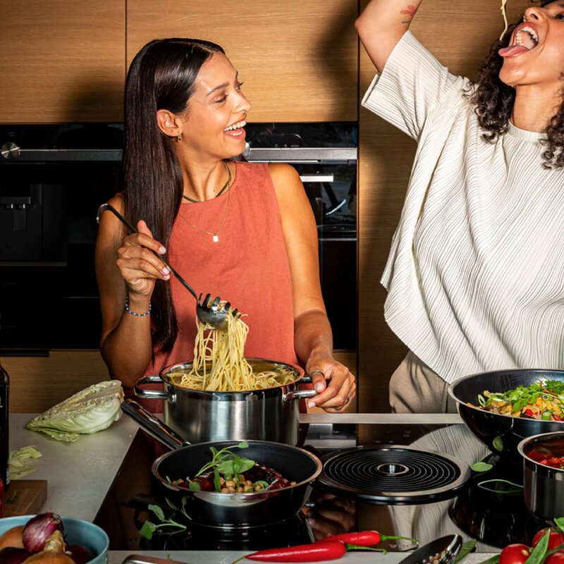 Rösle PureElements stekepanne 28 cm keramisk stål/svart