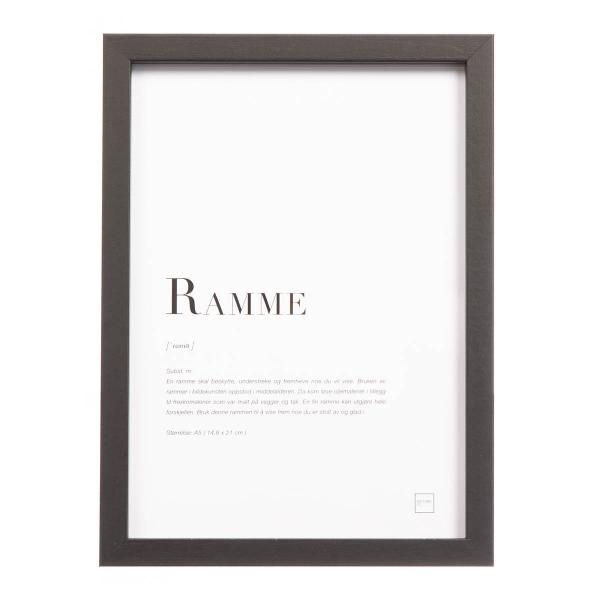 Pictureit Ramme A5 2x14,8x21 cm svart