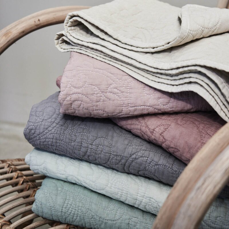 Lene Bjerre Isabelle pledd 170x130 cm rose dust