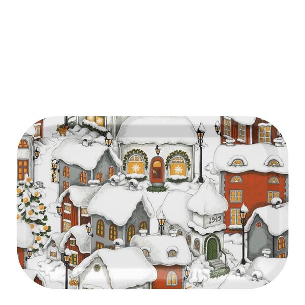 Arvidssons Textil Lyckeby brett 33x21 cm rød