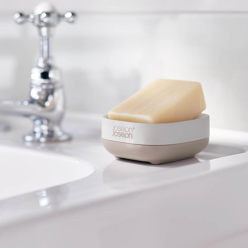 Joseph Joseph Slim Compact såpeskål 7,1x8,4 cm beige