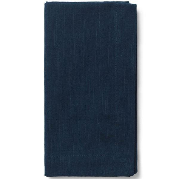 Juna Basic stoffserviett 45x45 cm mørk blå 