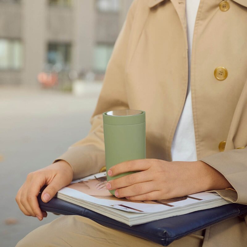 Stelton To Go Click termokopp 40 cl Soft Fern Green