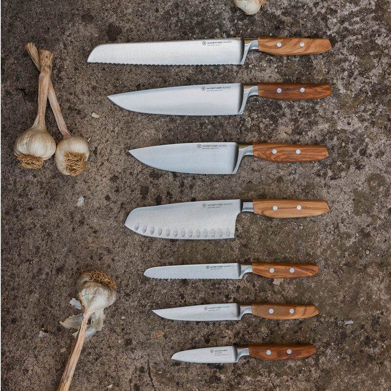 Wüsthof Amici skrellekniv 9 cm oliventre