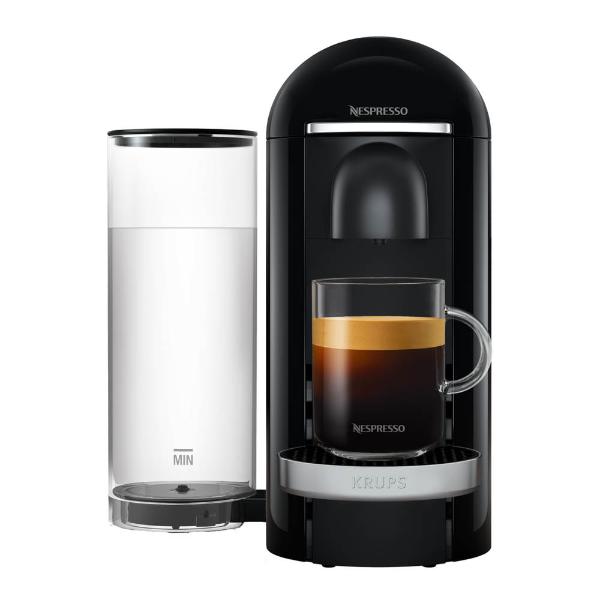 Nespresso VertuoPlus Deluxe Round Top kaffemaskin svart 