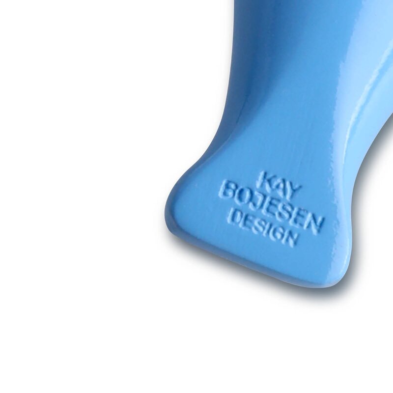 Kay Bojesen Denmark Kay Bojesen nøkkelring minifugl med lær blå